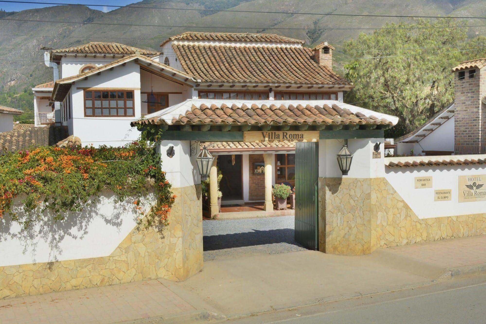 Hotel Boutique Villa Roma Виля Де Лейва Екстериор снимка