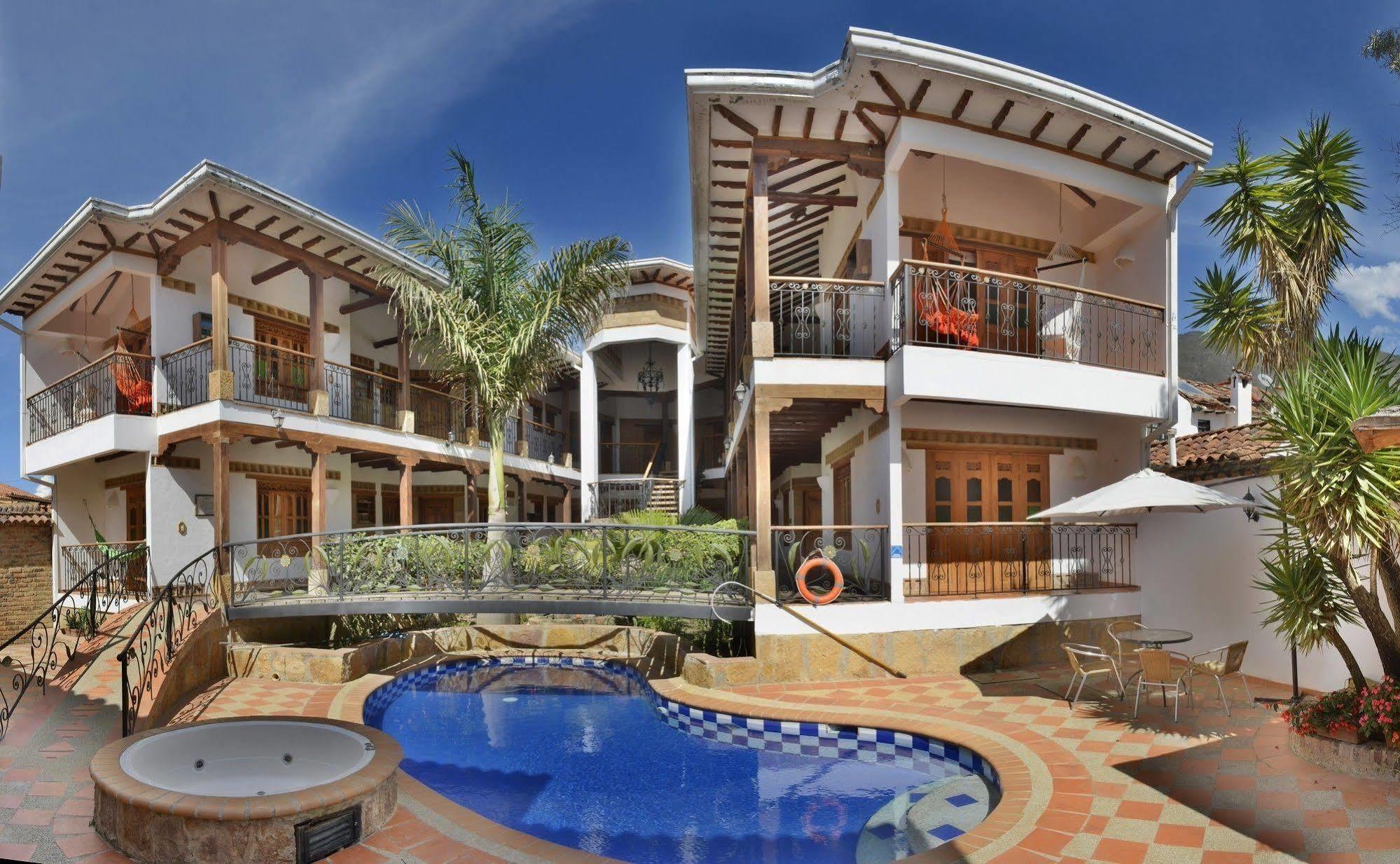 Hotel Boutique Villa Roma Виля Де Лейва Екстериор снимка
