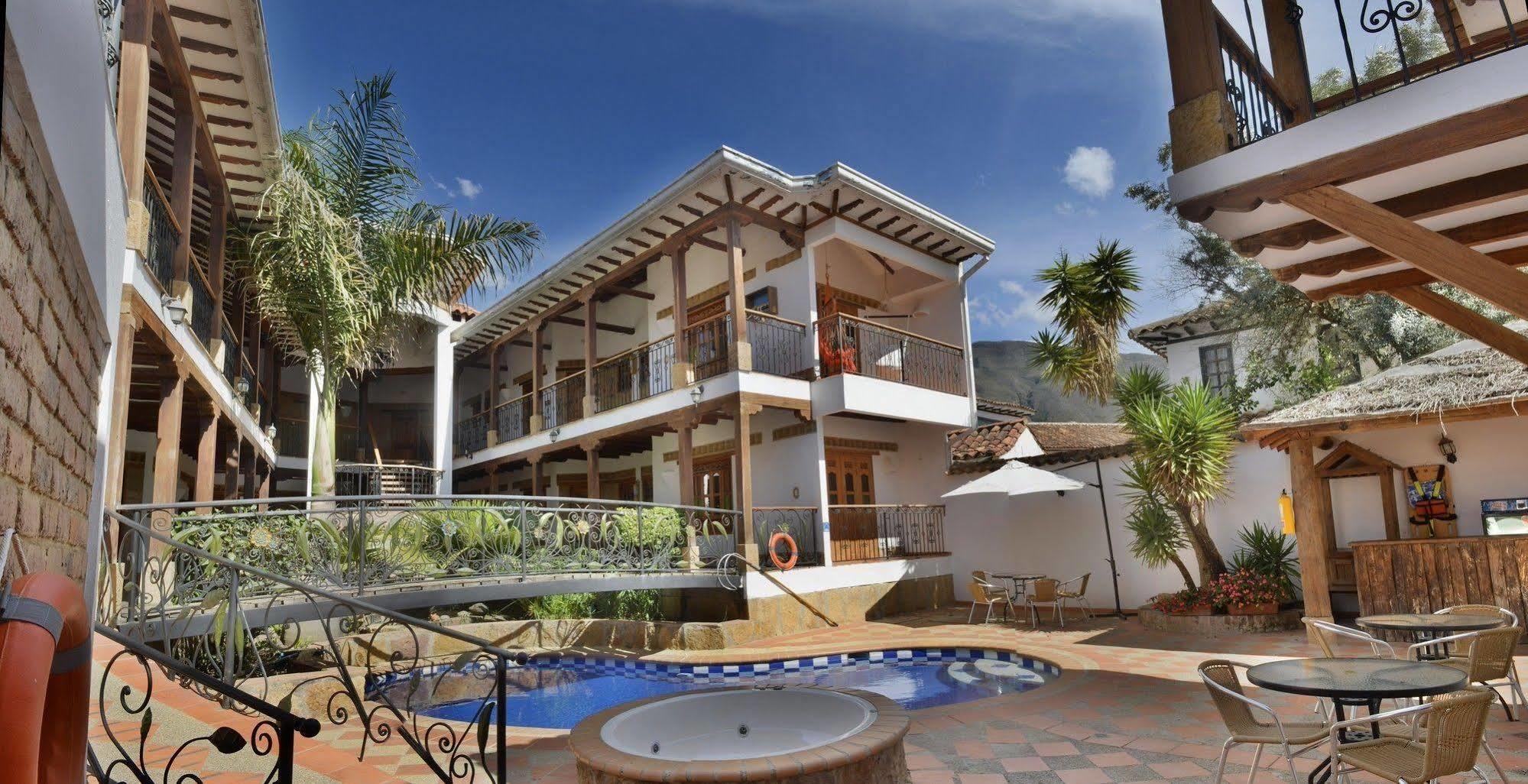 Hotel Boutique Villa Roma Виля Де Лейва Екстериор снимка